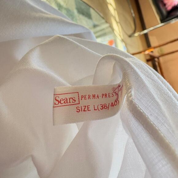 Vintage 70s Sears Pink Prairie Dress Womens XS Pleated Ruffle Coquette Romantic - Picture 5 of 8